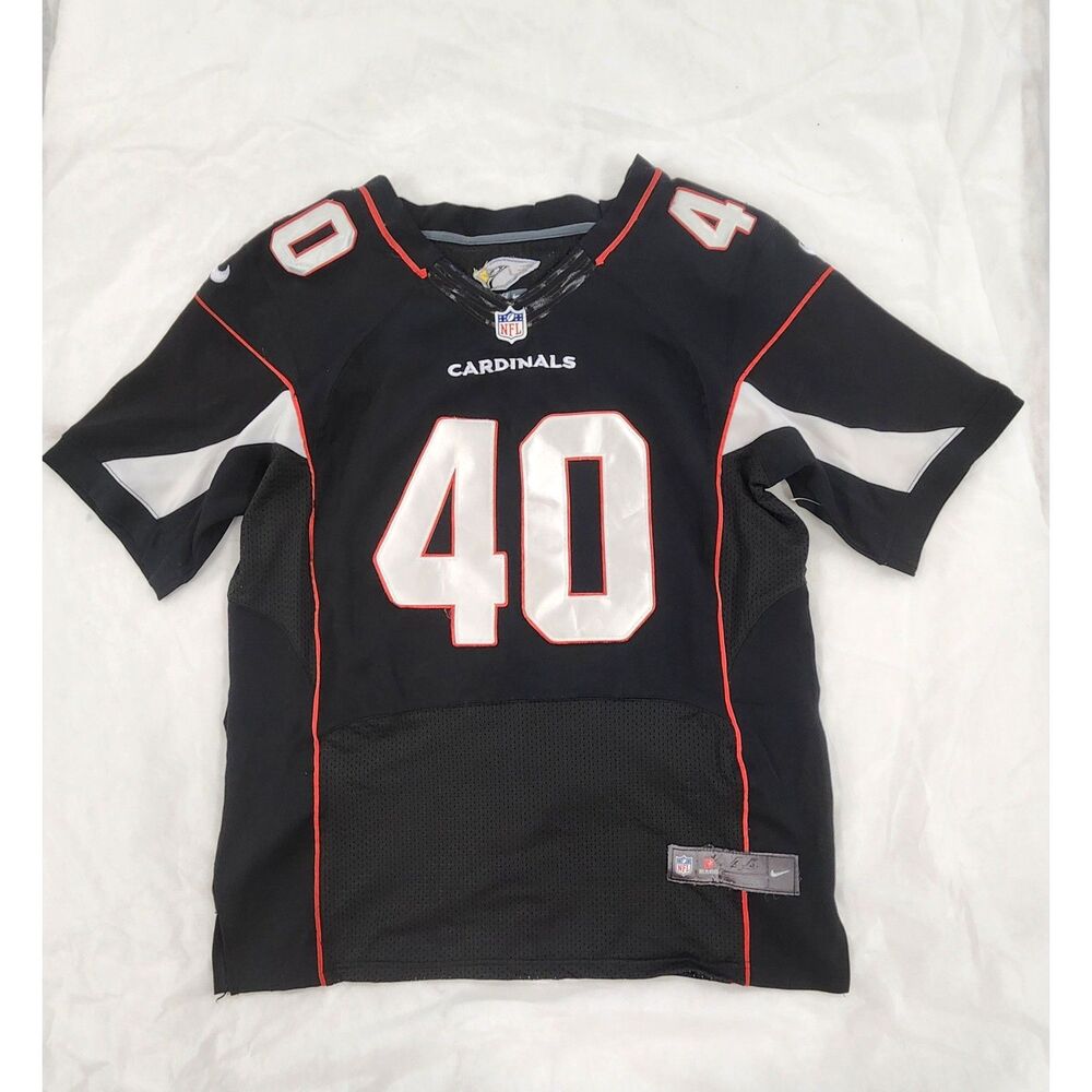 Arizona Cardinals Pat Tillman Retired #40 Nike On Field NFL Jersey Mens 44 Black
